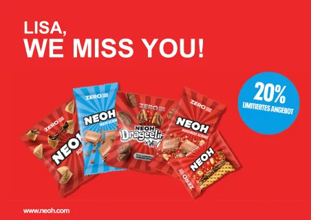 Winback-Postkarten-Design von NEOH aus einer PostPal Kampagne