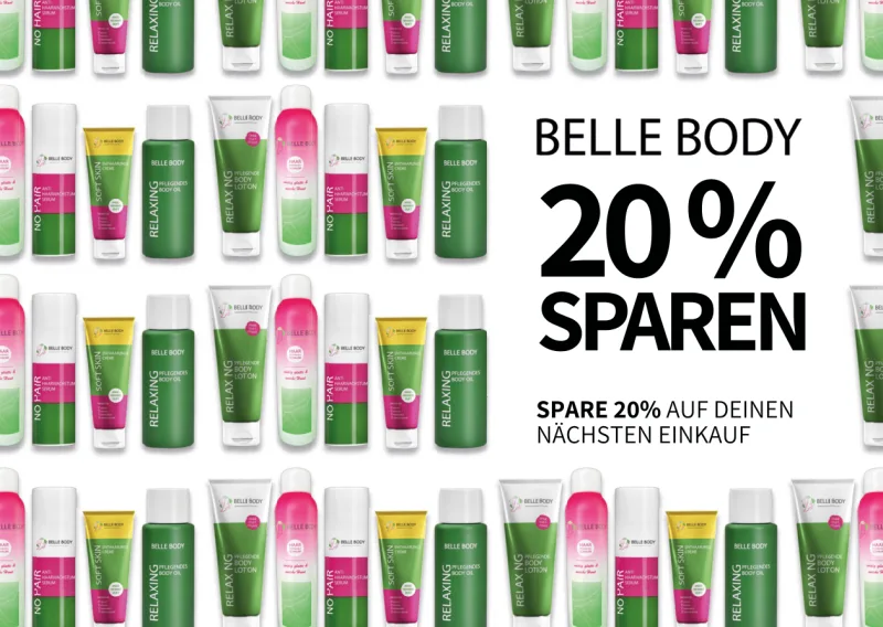 Belle Body Postkarte für PostPal Browse-, Cart- und Checkout-Abandonment-Kampagnen mit Print-Marketing